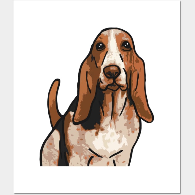 Basset Hound Dog Wall Art by PetinHeart